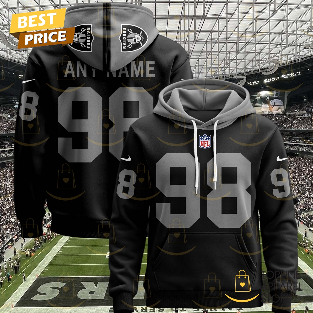 Personalized 2025 Las Vegas Raiders Design Hoodie - Black Gift For Sport Music Fans