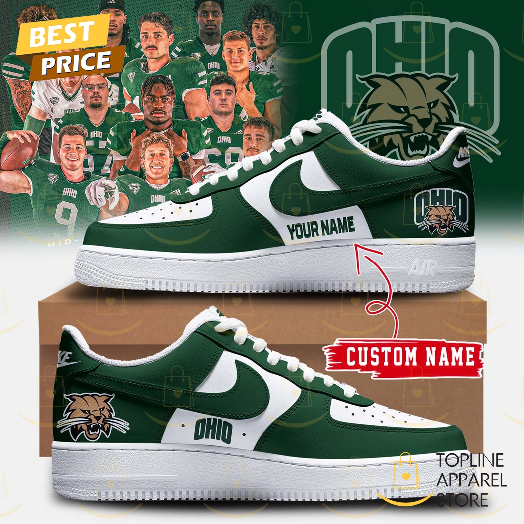 Personalized 2025 Mac Champions Ohio Bobcats Football Air Force 1