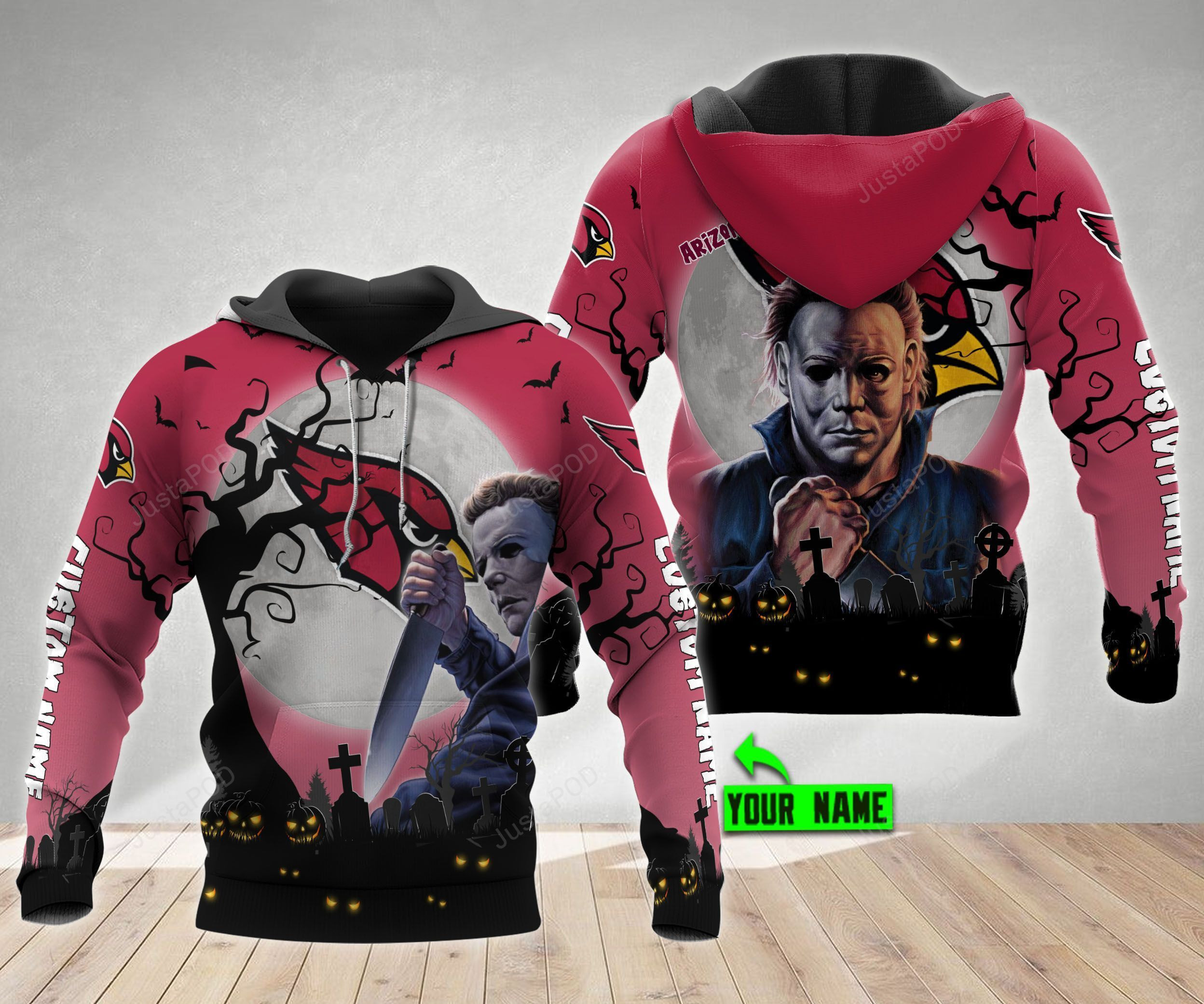 Personalized Arizona Cardinals Hoodie  Zip Hoodie Version 992