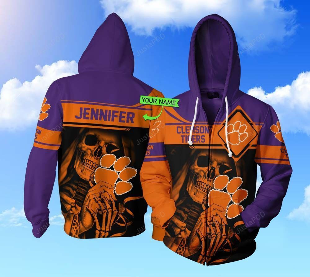 Personalized Clemson Tigers Hoodie  Zip Hoodie Version 2311