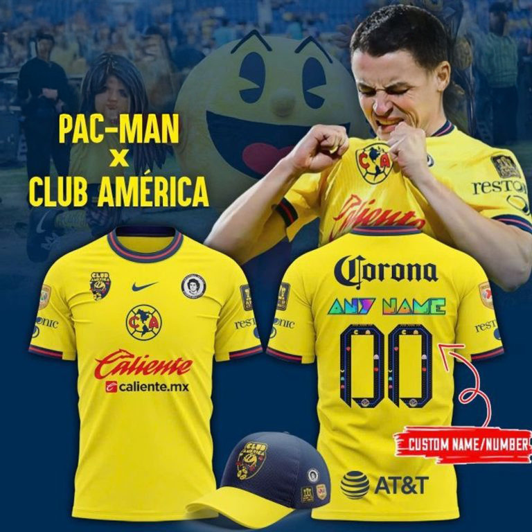 Personalized Club America x Pac Man 2025 Shirt Gift For Club America Fans