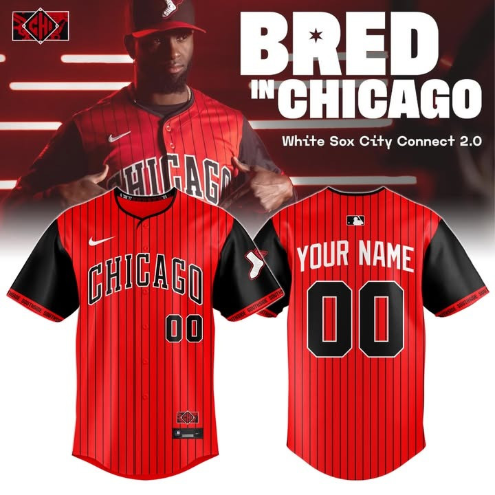 Personalized Custom Chicago White Sox Bulls City Connect Jersey 2025 Uniforms Fan Merch