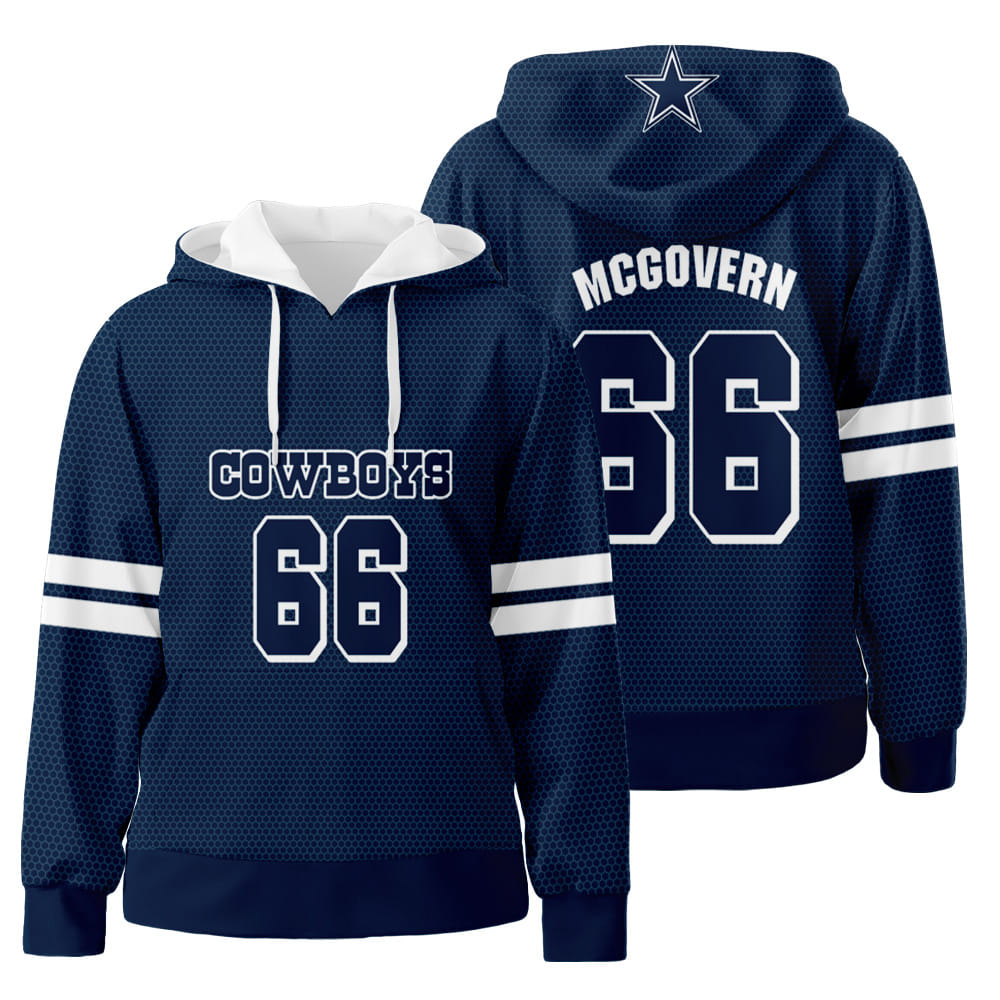 Personalized Custom Name And Number Dallas Cowboys 3D All Over Print Hoodie Zip-Up Hoodie