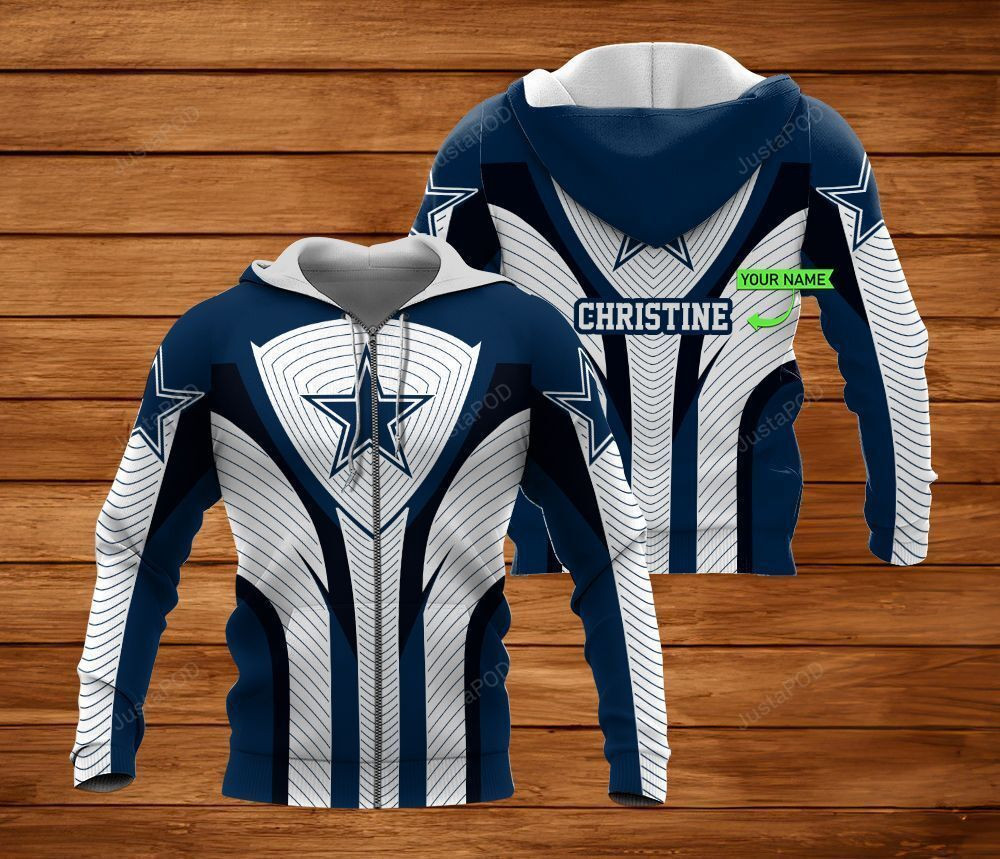 Personalized Dallas Cowboys Hoodie  Zip Hoodie