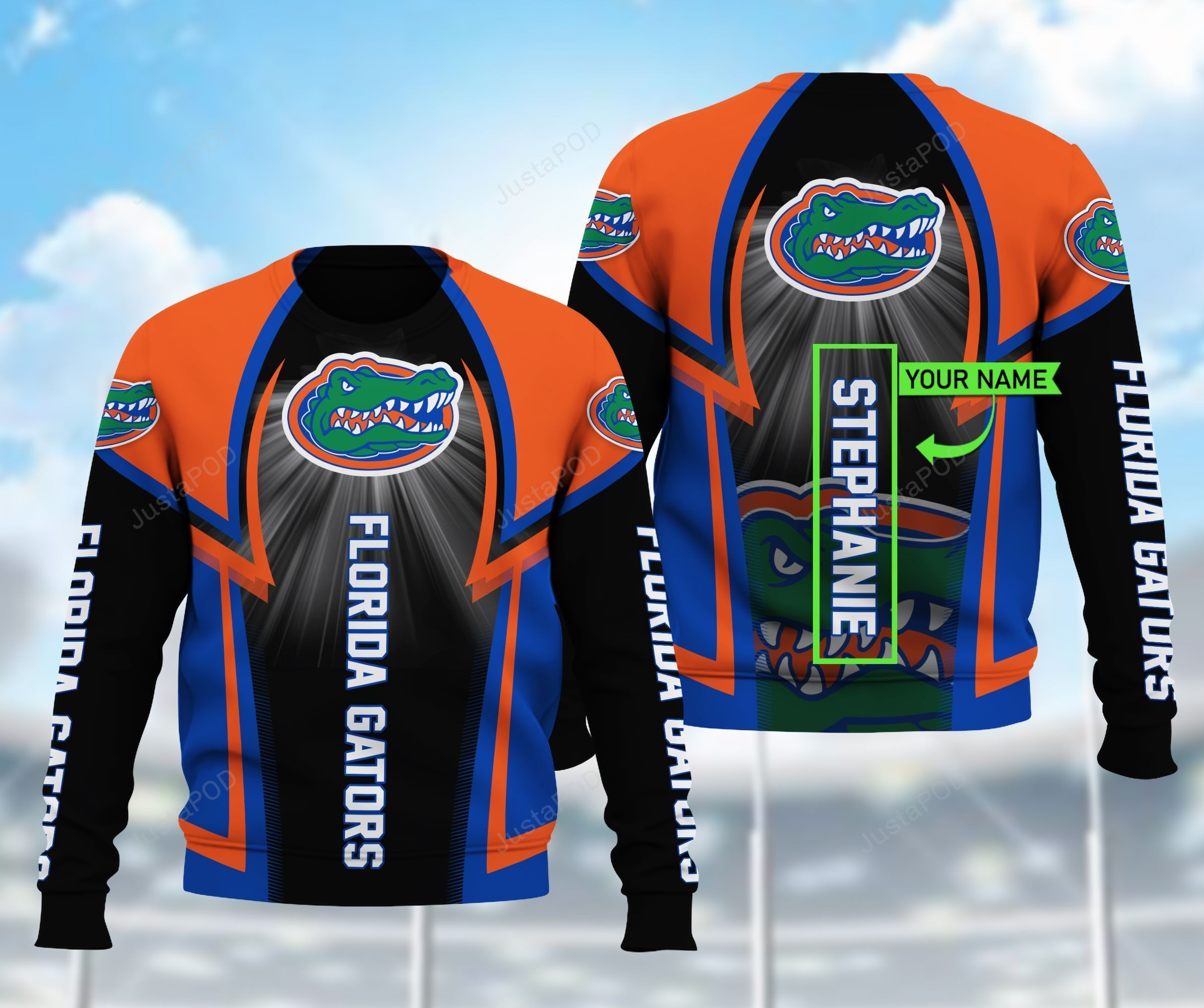 Personalized Florida Gators Hoodie  Zip Hoodie Version 2341