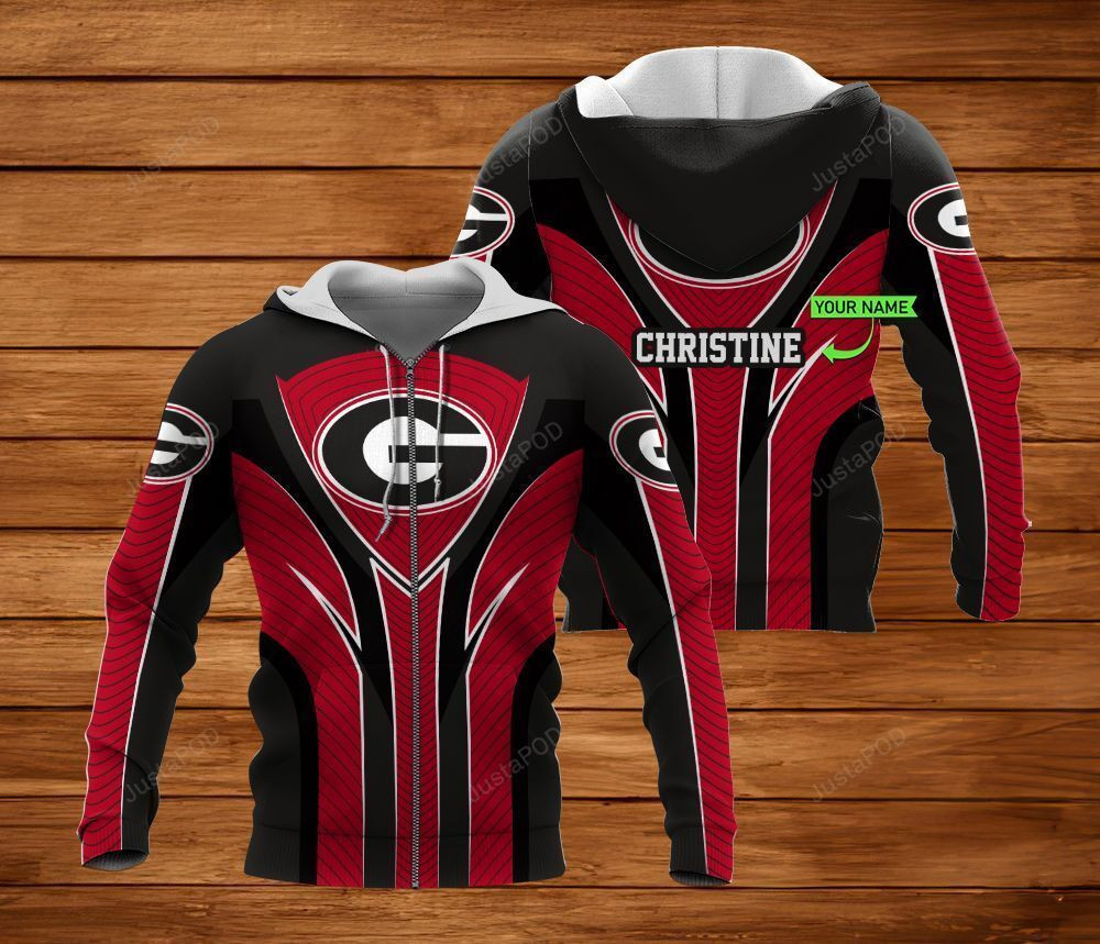 Personalized Georgia Bulldogs Hoodie  Zip Hoodie Version 2427