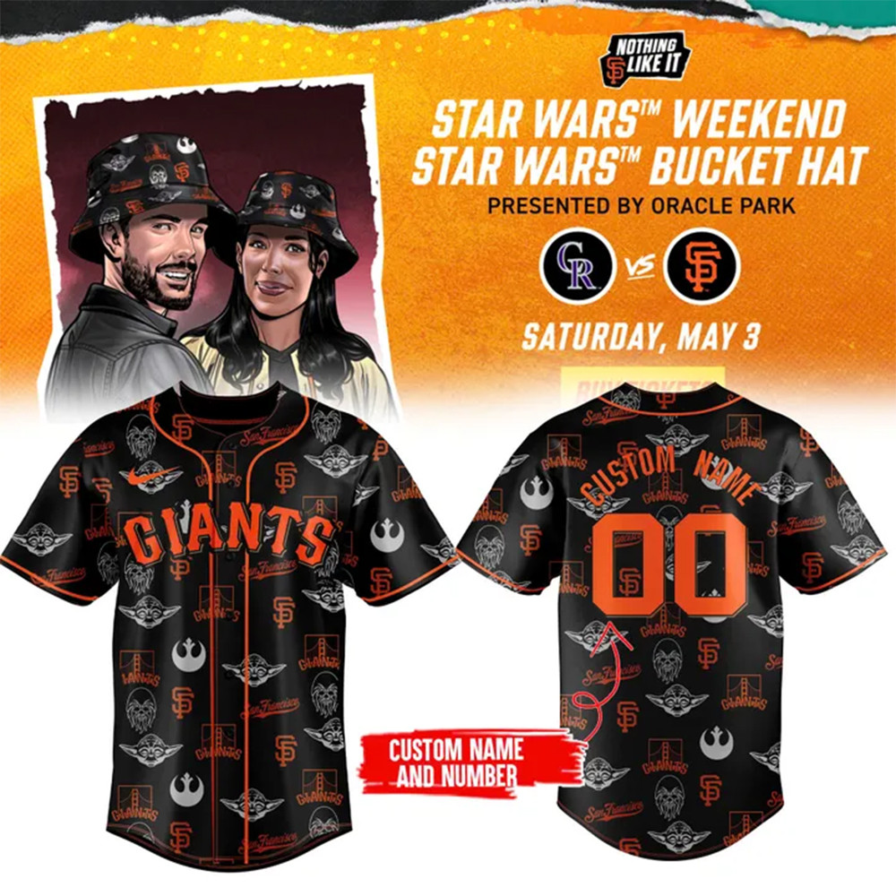 Personalized Giants Star Wars 2025 Jersey Gift Ideas For Football Lovers