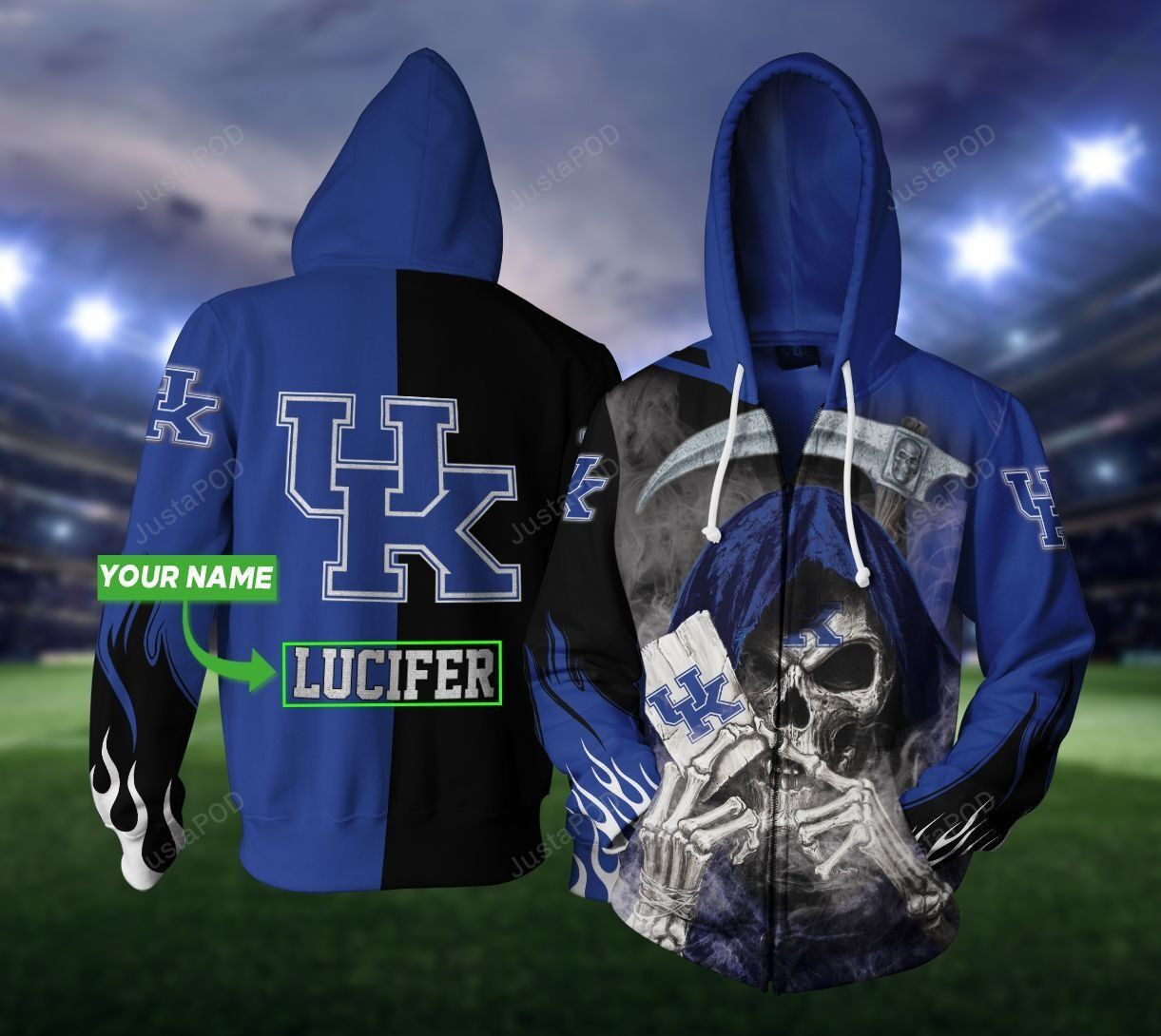 Personalized Kentucky Wildcats Hoodie  Zip Hoodie