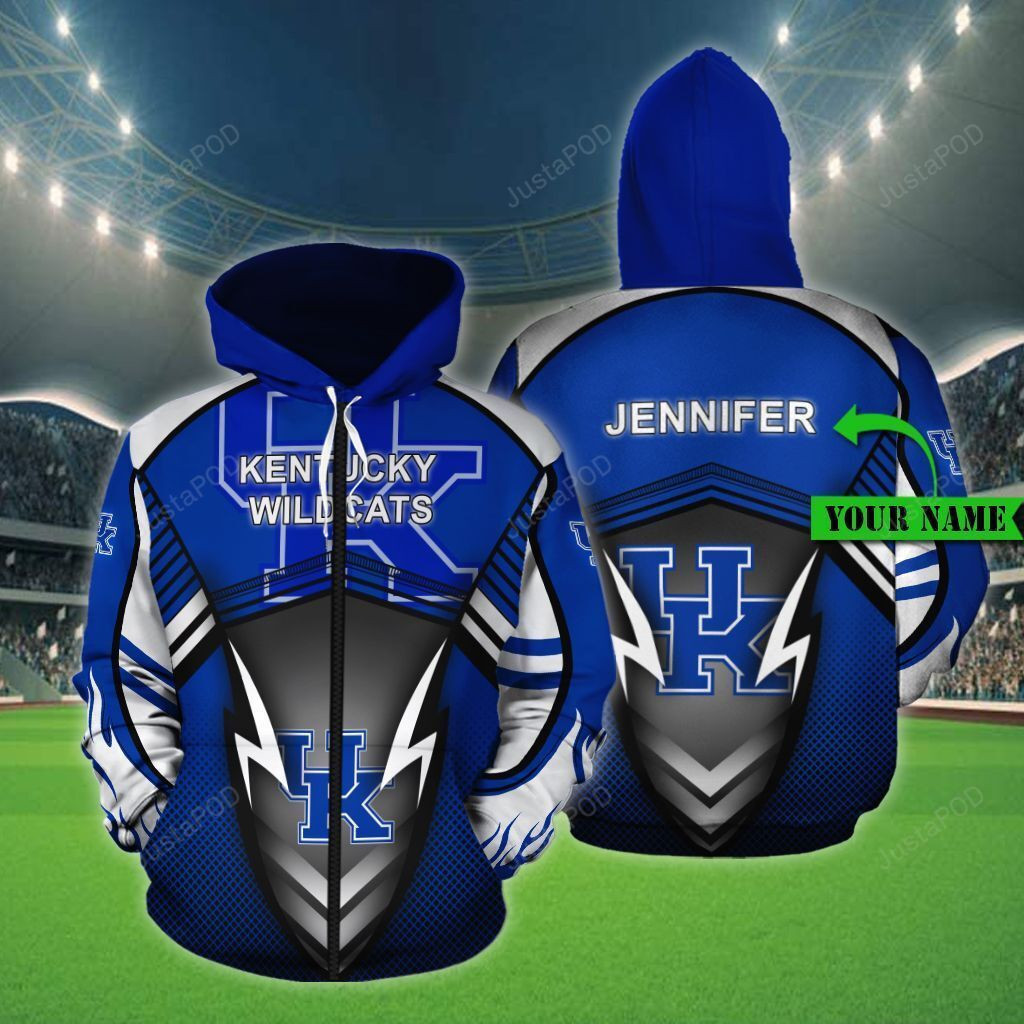 Personalized Kentucky Wildcats Hoodie  Zip Hoodie Version 719