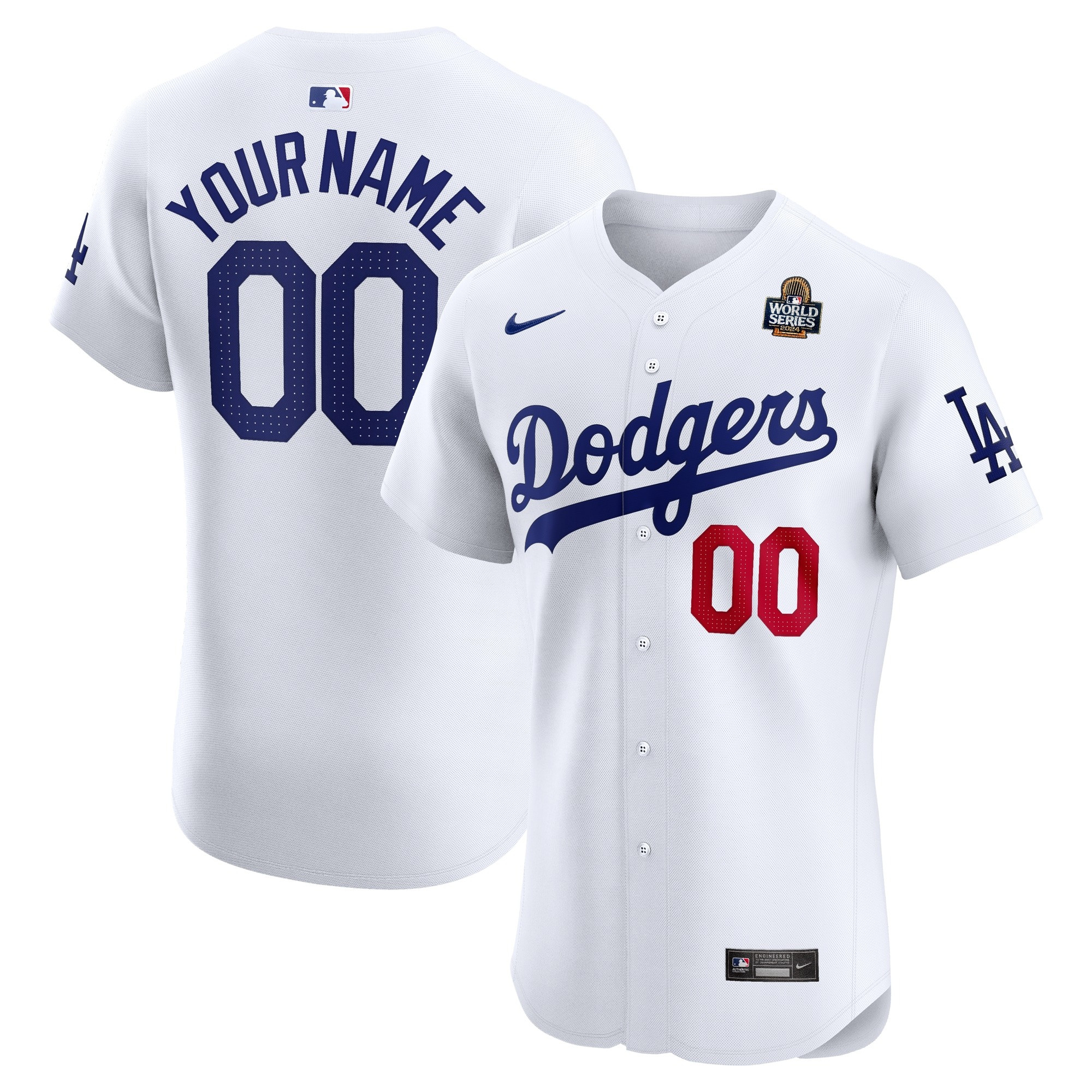 Personalized Los Angeles Dodgers 2024 World Series Jersey Gifts For Men