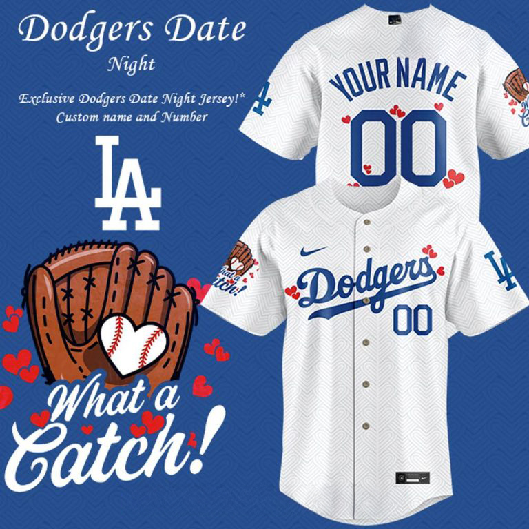 Personalized Los Angeles Dodgers Exclusive Dodgers Date Night Jersey Cool Baseball Gifts