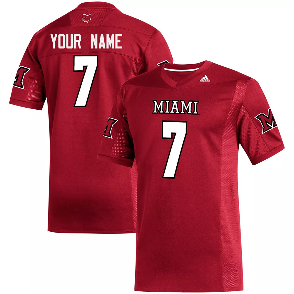 Personalized Miami Oh Redhawks Jersey Presents For Football Fans