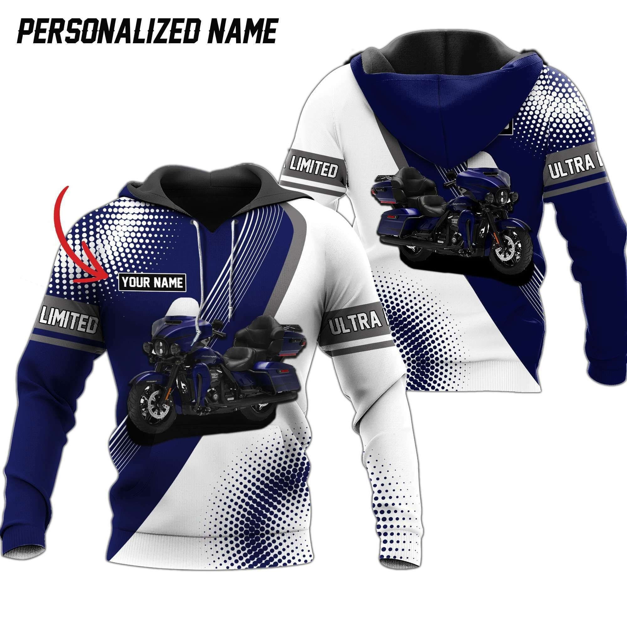 Personalized Name Ultra Limited Rider 3D printed Sweatshirt Hoodie Zipped Hoodie
