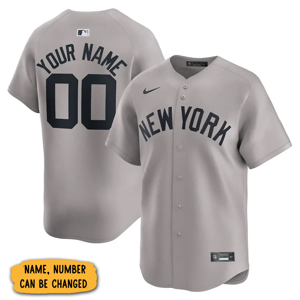 Personalized New York Yankees Away Jersey Best Gifts For Baseball Fans