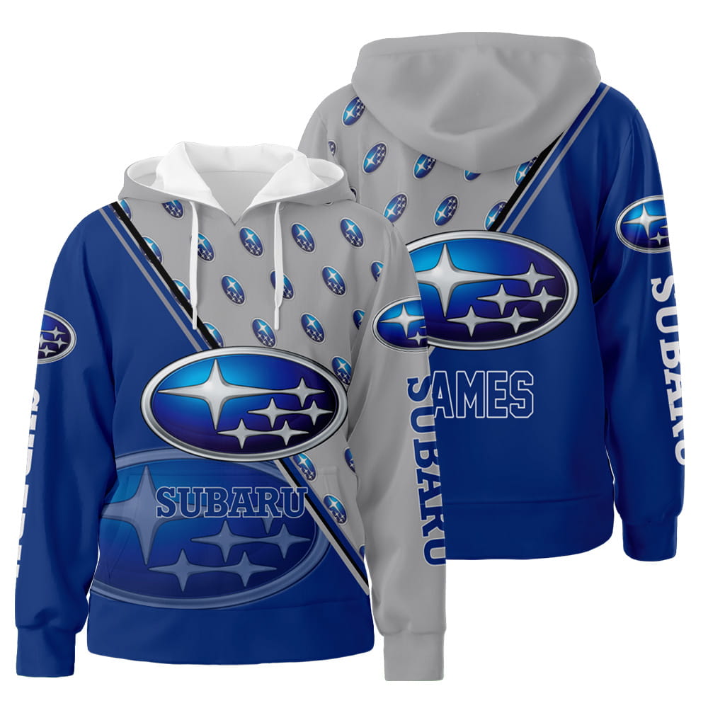 Personalized NTT93 3D All Over Print Hoodie Zip-Up Hoodie Subaru 3D All Over Print Hoodie Zip-Up Hoodie