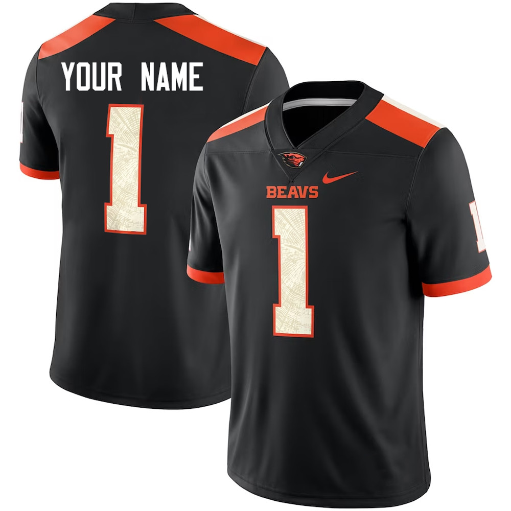 Personalized Oregon State Beavers Jersey Best Football Gifts