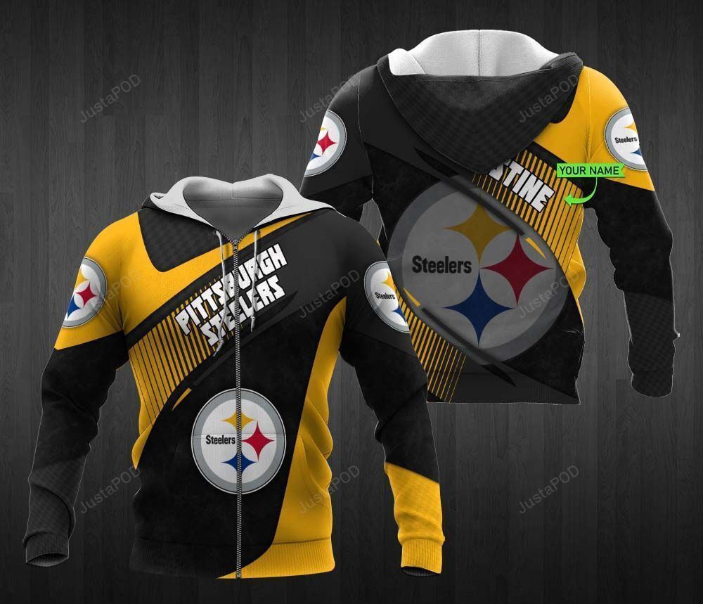 Personalized Pittsburgh Steelers Hoodie  Zip Hoodie Version 2321