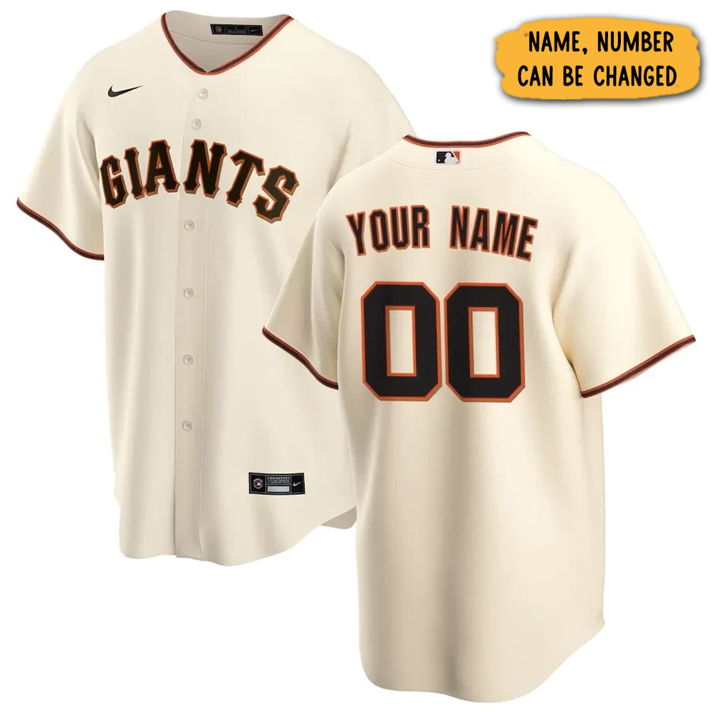Personalized San Francisco Giants Jersey Cool Gifts For Baseball Lovers