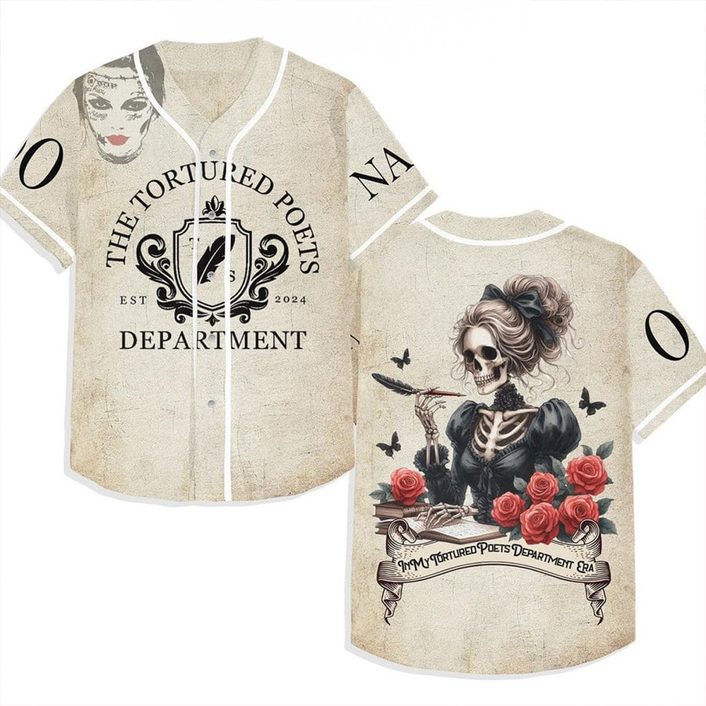 Personalized Taylor Swift In My TTPD Era Baseball Jersey TTPD Merch Gifts For Swifties