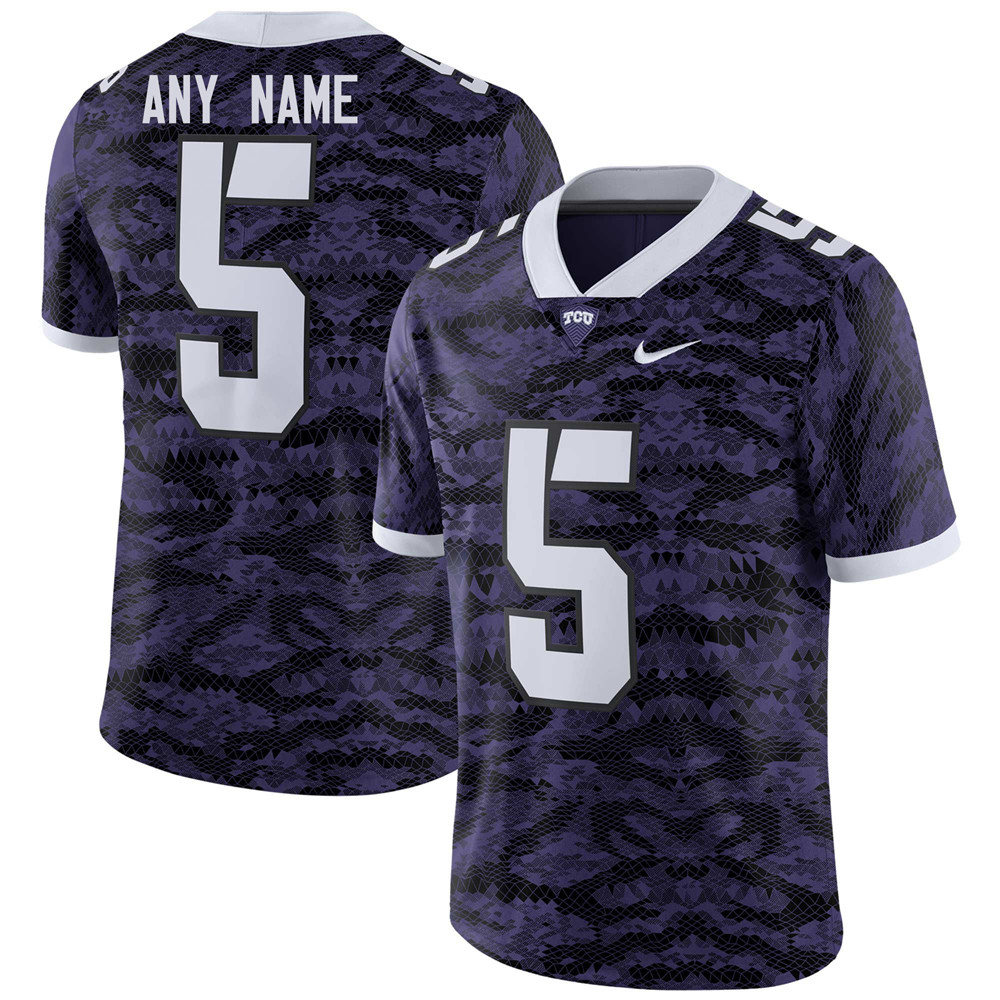 Personalized TCU Horned Frogs Football Jersey Presents For Football Lovers