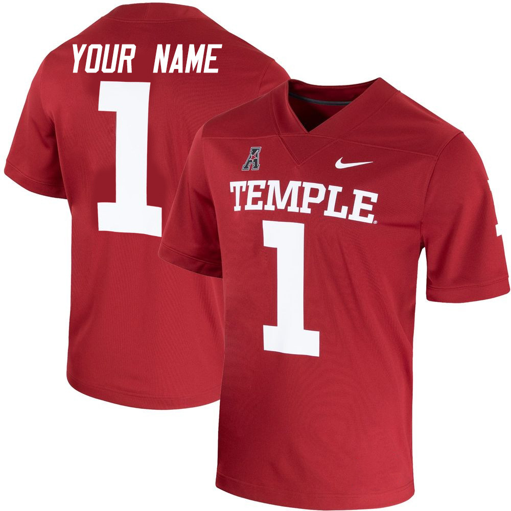 Personalized Temple Owls Jersey Football Gifts For Men