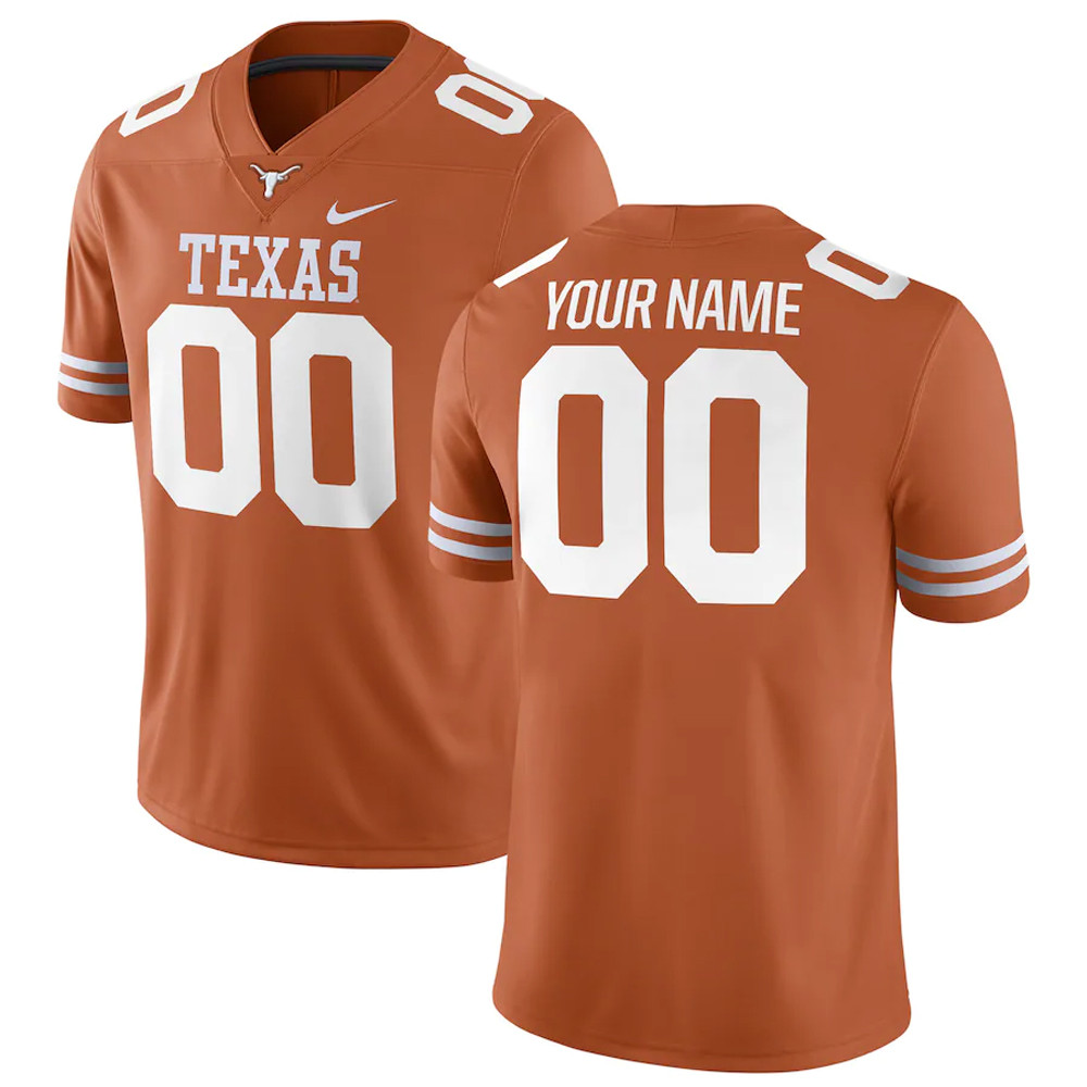 Personalized Texas Longhorns Jersey Gifts For Football Fan