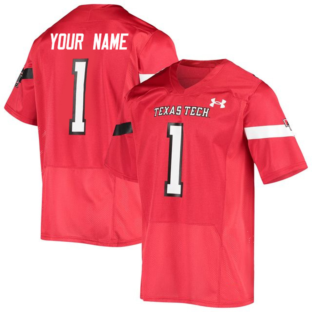 Personalized Texas Tech Red Raiders Jersey Best Gifts For Football Fans
