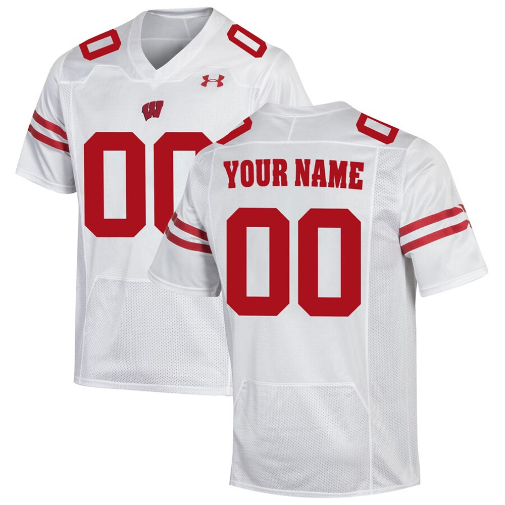Personalized Wisconsin Badgers Jersey Unique Gifts For Football Fans