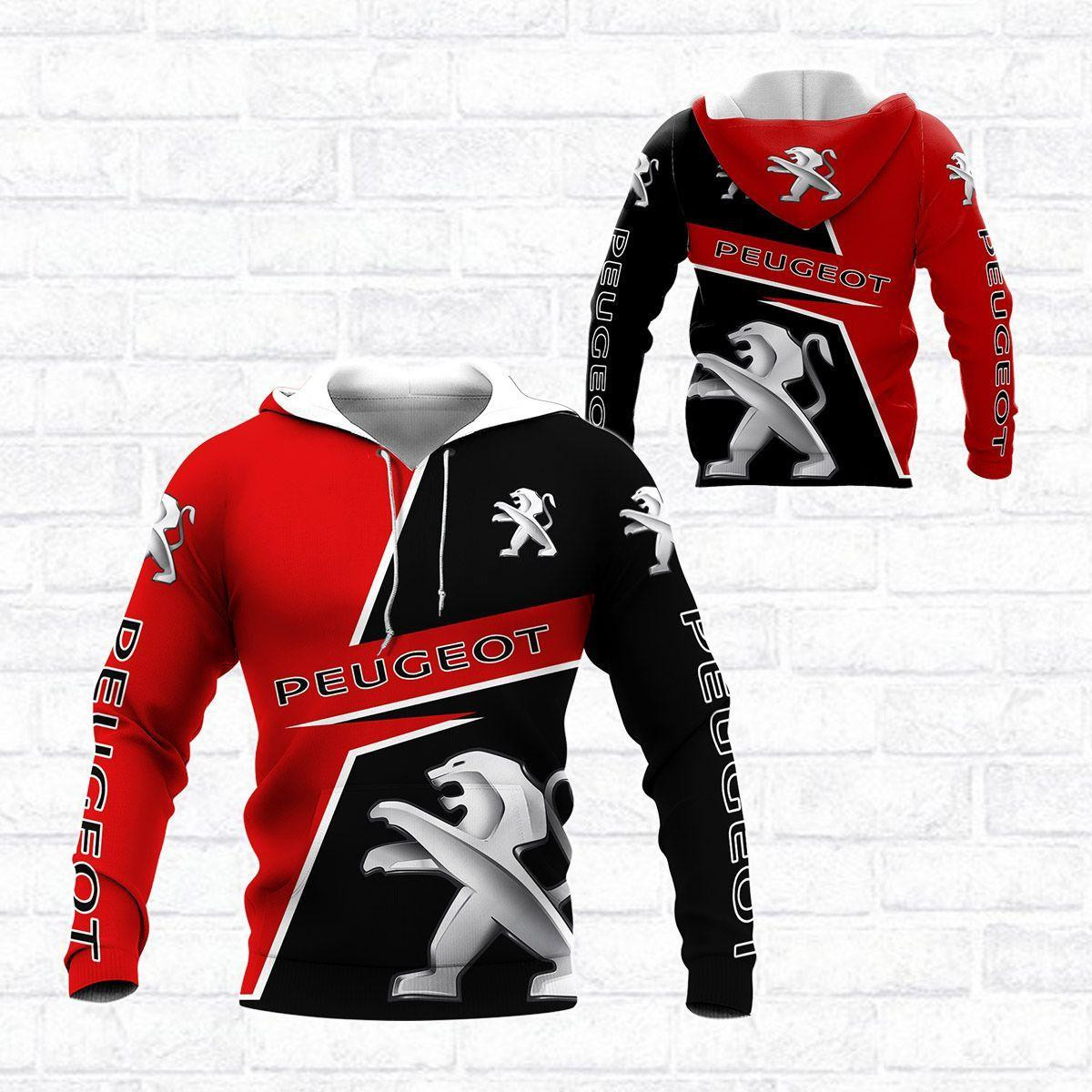 Peugeot Shirt Fan Gift 462 Version Unisex 3d Hoodie Zip Hoodie