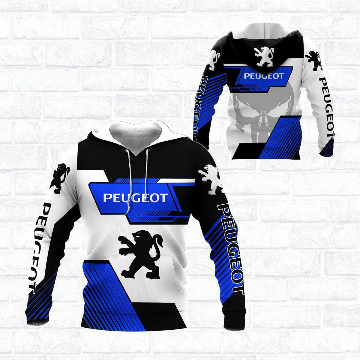 Peugeot Shirt Fan Gift 464 Version Unisex 3d Hoodie Zip Hoodie