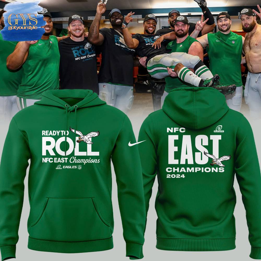 Philadelphia Eagles 2024 NFC East Division Champions Hoodie