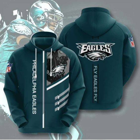 Philadelphia Eagles Basic V2 NFL Football Team Hoodie