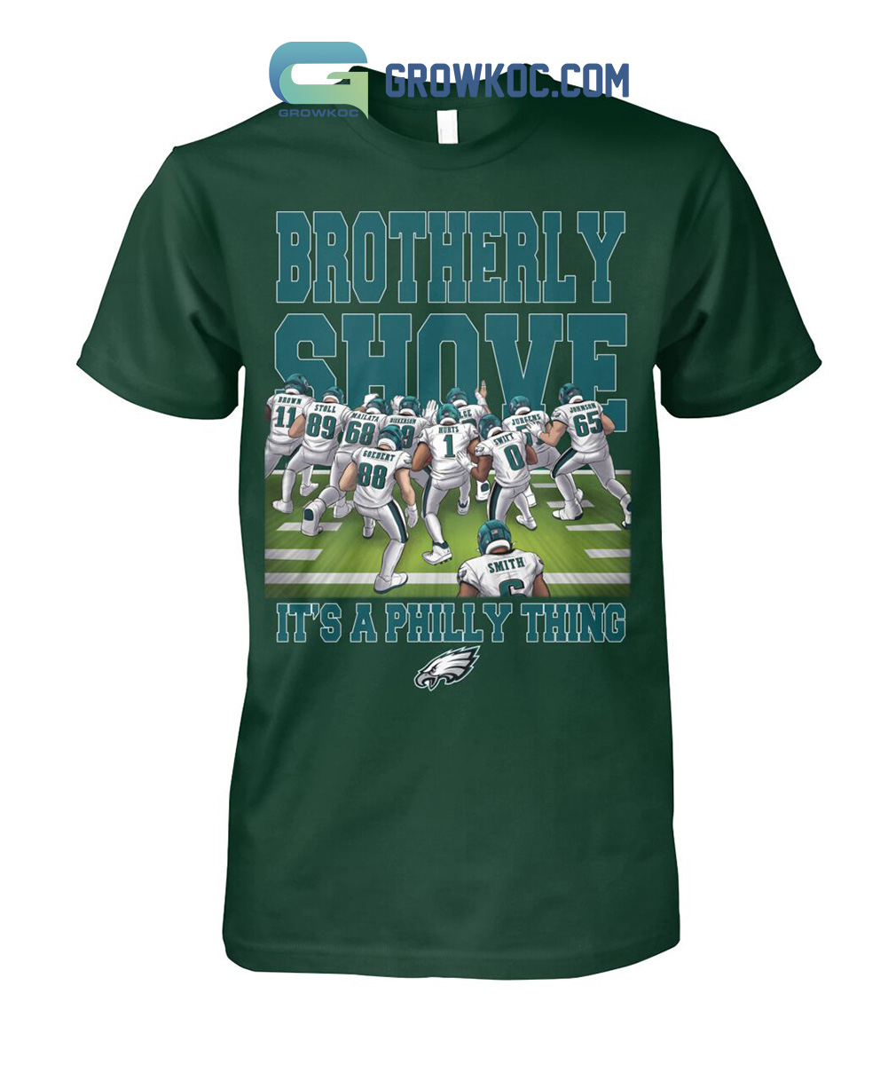 Philadelphia Eagles Brotherly Shove T-Shirt