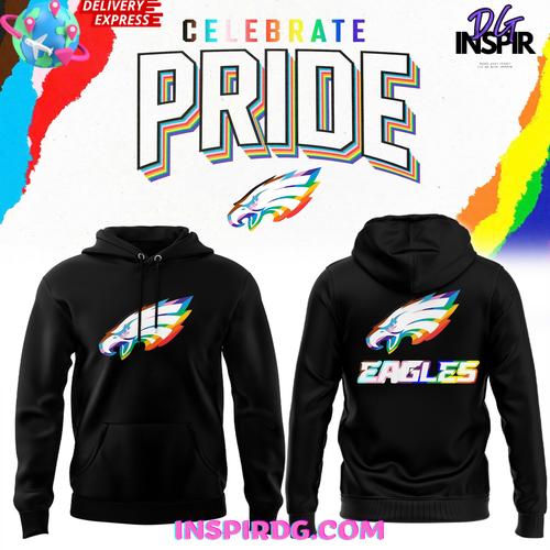 Philadelphia Eagles Celebrate Pride 2025 Hoodie Premium Merchandise