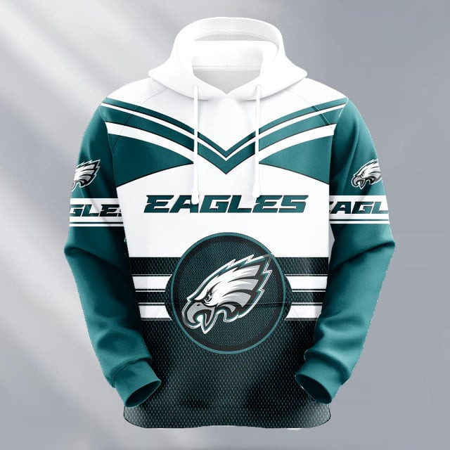 Philadelphia Eagles Logo NFL 3D Hoodie Version 188