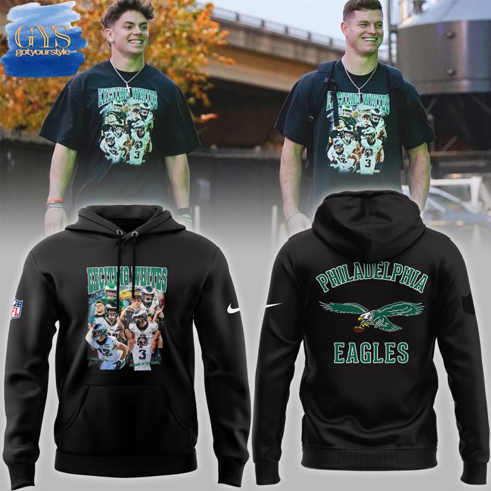 Philadelphia Eagles NFL 2024 Exciting Whites Limited Edition Hoodie