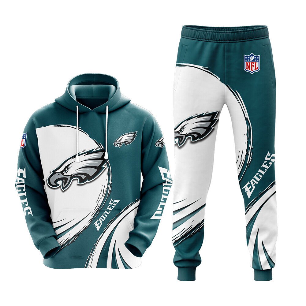 Philadelphia Eagles NFL Football Team Sport Hoodie Tracksuit, NFL hoodie, NFL Joggers Gift For Sport Music Fans