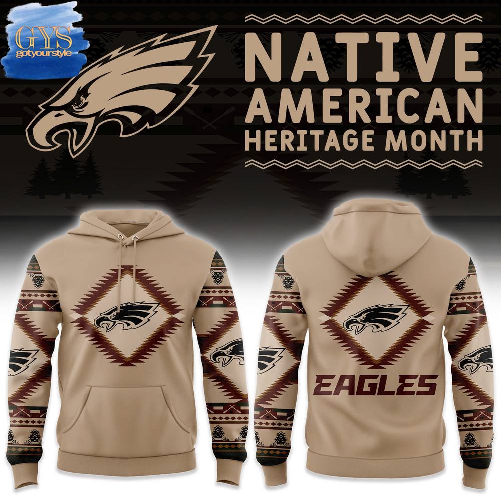 Philadelphia Eagles NFL x National Native American Heritage Month Limited Edition Hoodie