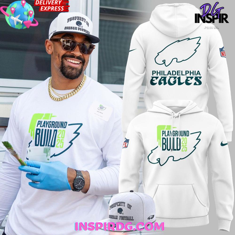 Philadelphia Eagles Playground Build 2025 Hoodie Premium Merchandise