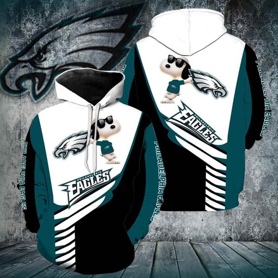 Philadelphia Eagles Snoopy NFL Football Team Hoodie
