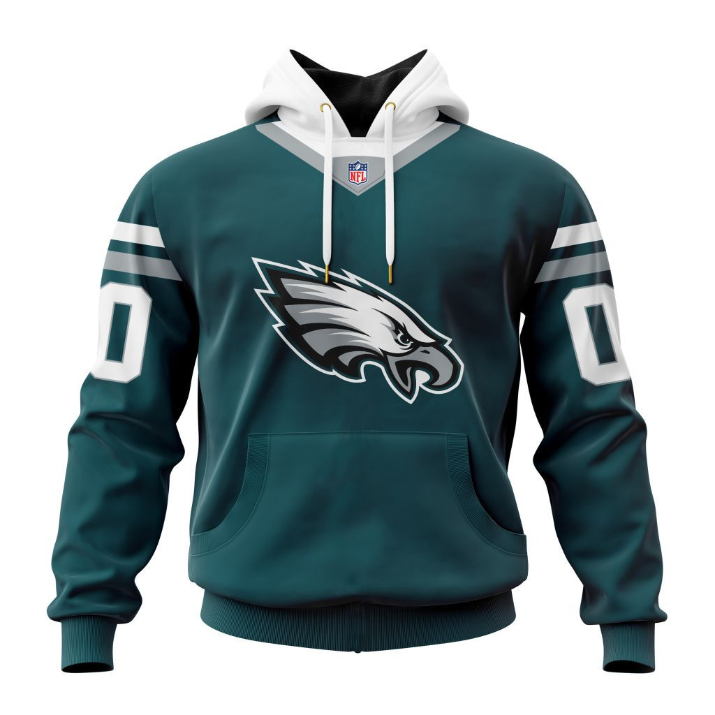 Philadelphia Eagles Specialized Design Personalized Letters Number V24101202 Hoodie