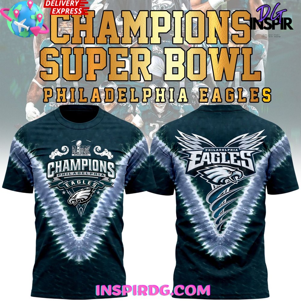 Philadelphia Eagles Super Bowl LIX Champions Shield Special T-Shirt Gift For Sport Music Fans