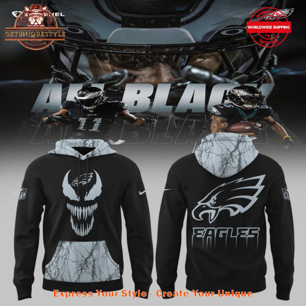 Philadelphia Eagles x Dark Mode 2025 Hoodie