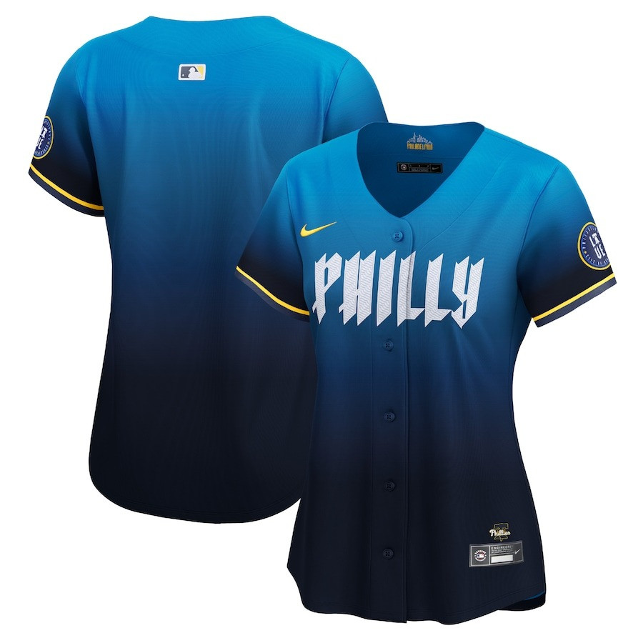 Philadelphia Phillies City Connect Womenâ€™s Jersey MLB Best Gifts For Phillies Fans For Her
