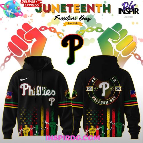 Philadelphia Phillies Juneteenth Day 2025 Special Hoodie Gift For Sport Music Fans