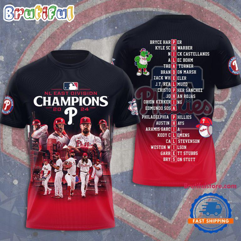 Philadelphia Phillies NL East Division Champions 2024 T Shirt