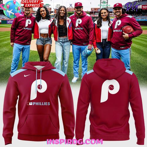 Philadelphia Phillies Old Logo Special Edition Red Hoodie Premium Merchandises