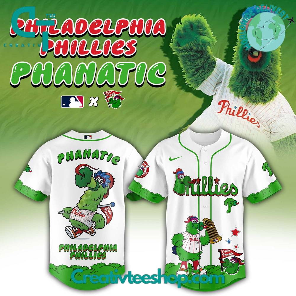 Philadelphia Phillies Phanatic Special Baseball Jersey