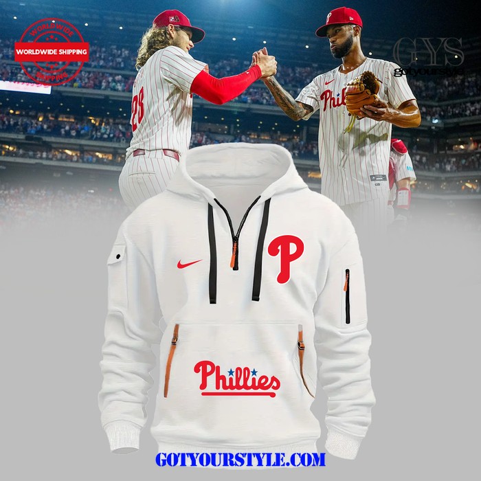 Philadelphia Phillies Special 2024 Half Zip Hoodie Gift For Sport Music Fans