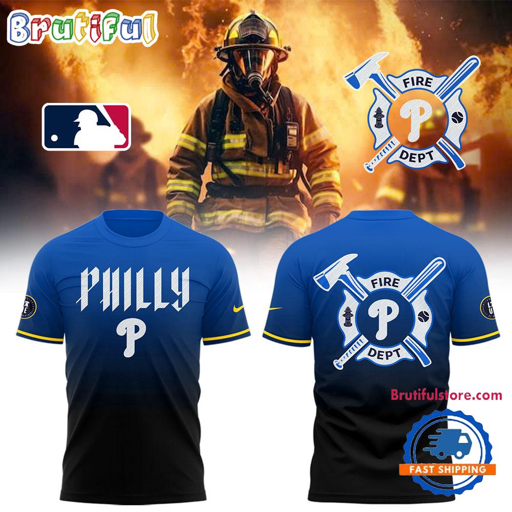 Philadelphia Phillies x Firefighter Appreciation Night 2025 Limited T Shirt Gift For Sport Music Fans